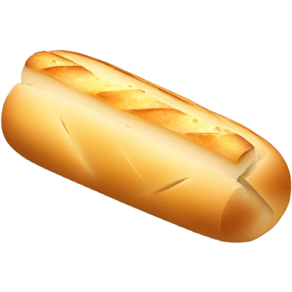 Baguette with cheese emoji