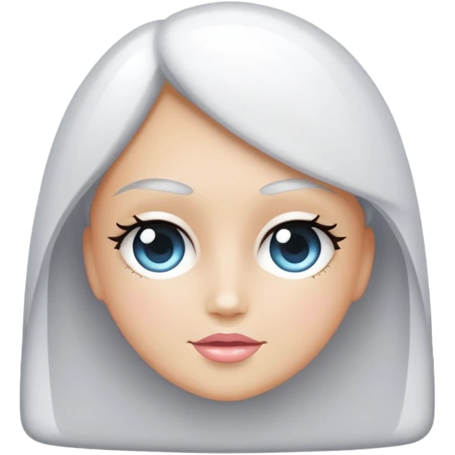 Glitter White Cady emoji