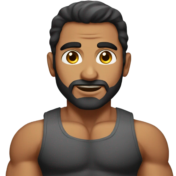 Arabic man bodybuilder  emoji