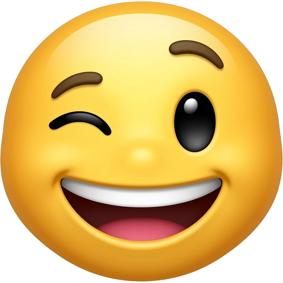 a face smiling while rolling their eyes emoji emoji