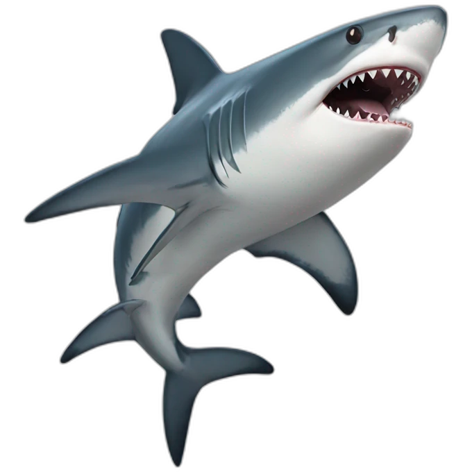 Realistic Shark emoji