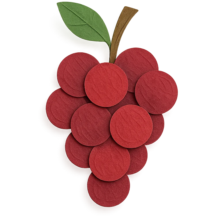 red grapes emoji