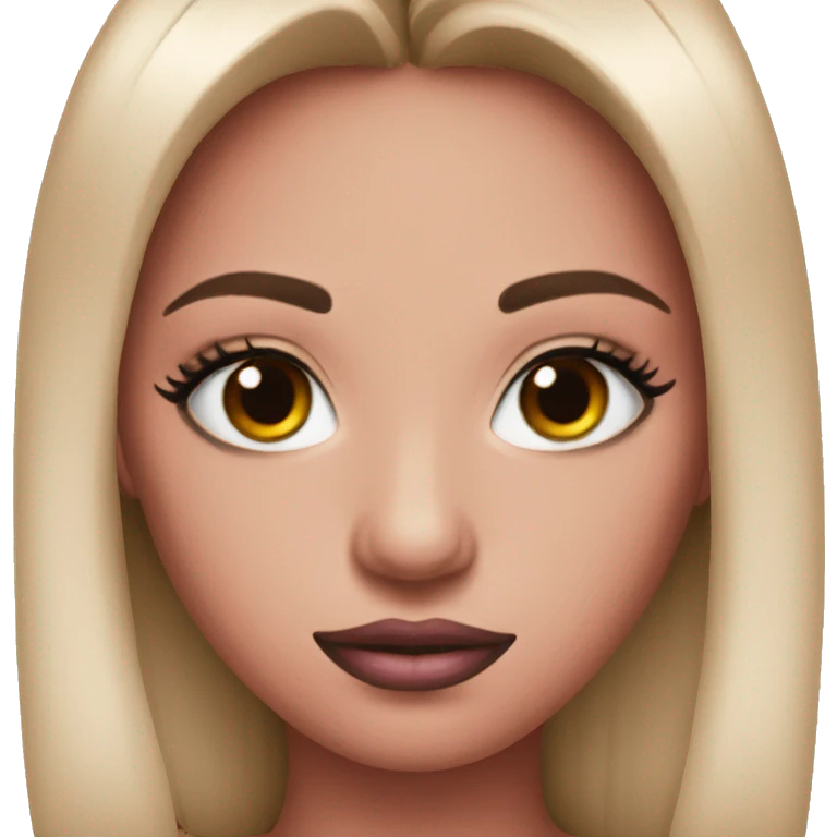 Pink make up emoji