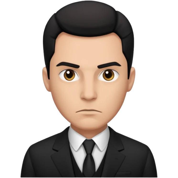 men in suit like mobsters emoji