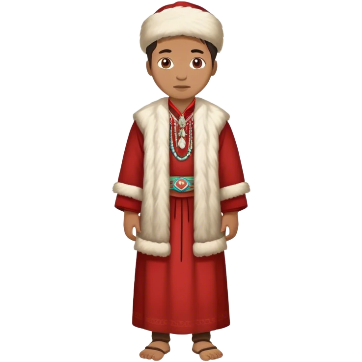 photorealistic greenland citizen standing full length emoji