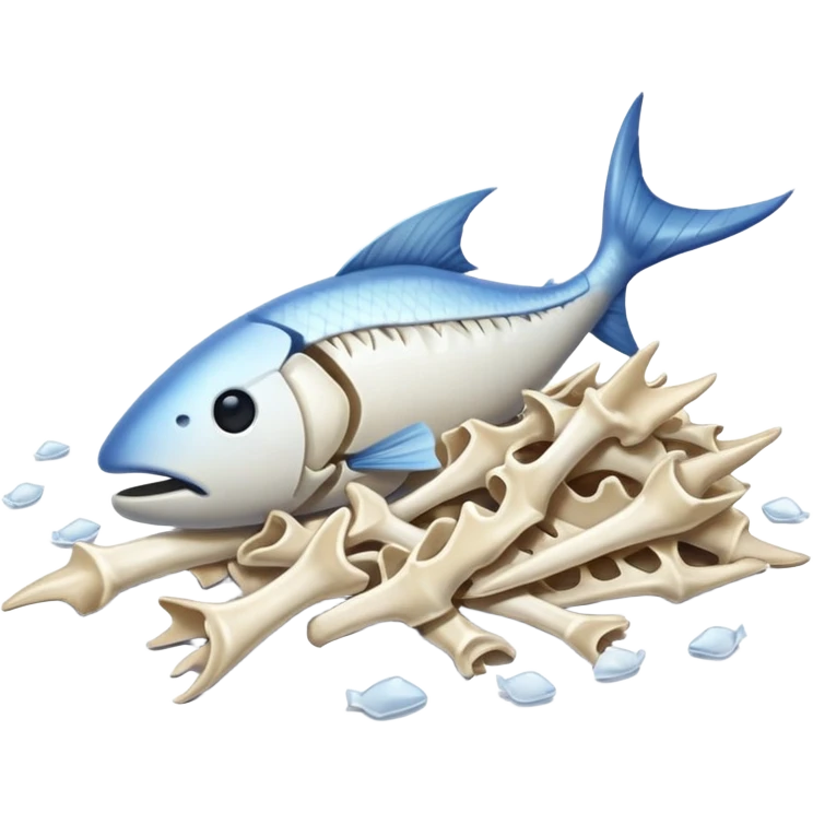 Bones of fish emoji
