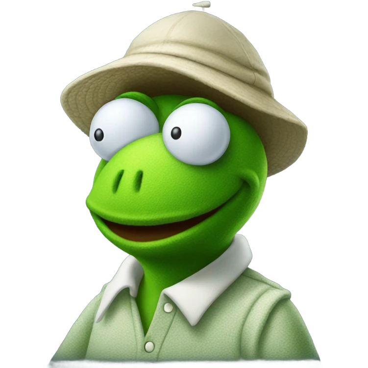 Golf Kermit emoji