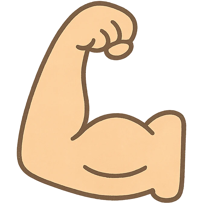 small biceps emoji