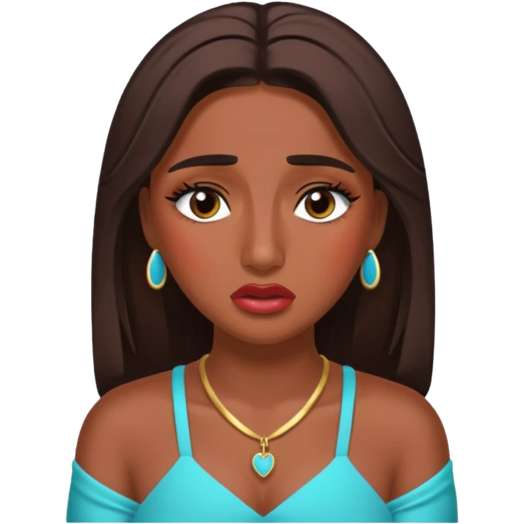 huda from love island crying  emoji