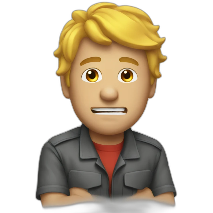 burnout emoji