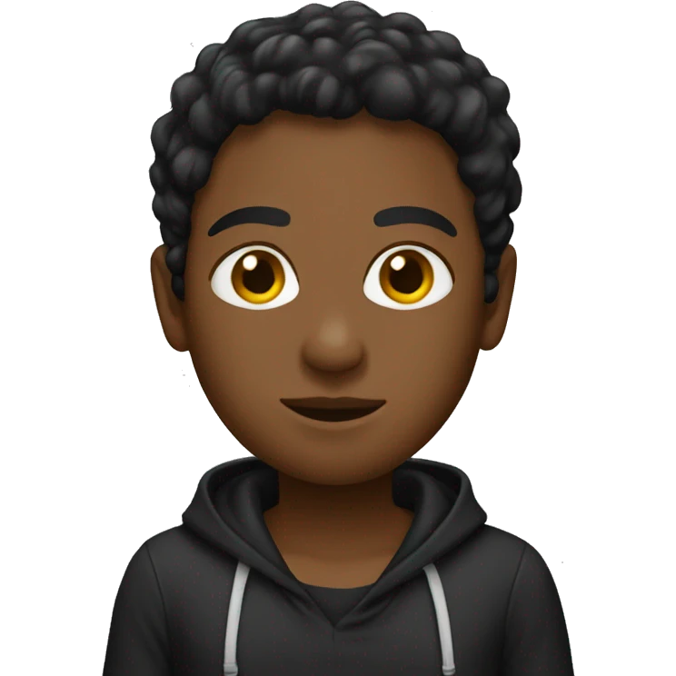 Black sweat outfit  emoji