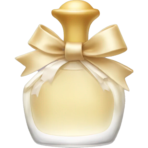 vanilla perfume with a bow emoji