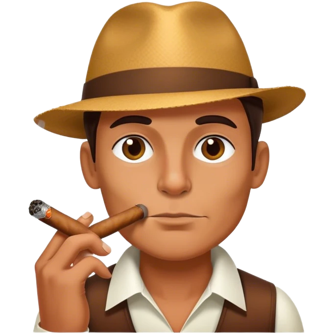 smoking a cigar  emoji