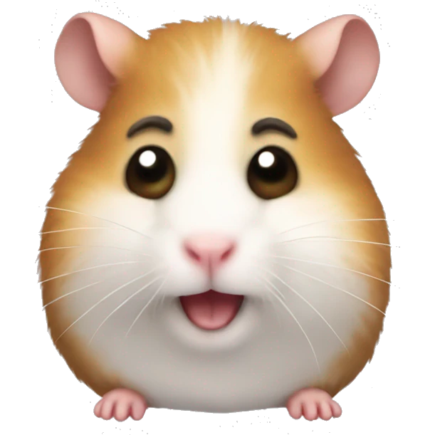 Ugly hamster emoji