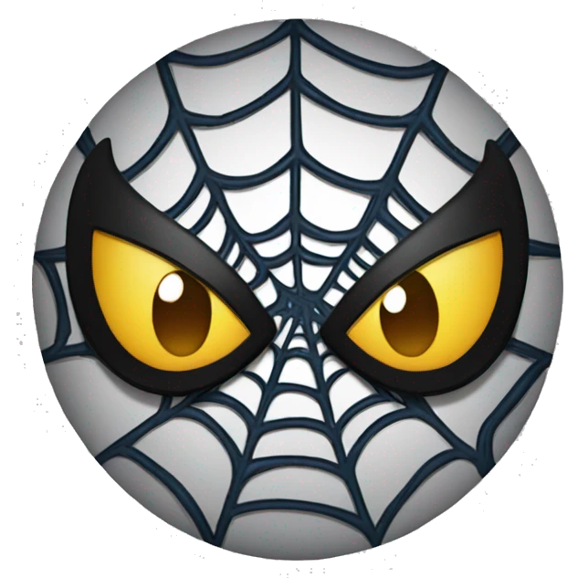 Spiderman face  round emoji