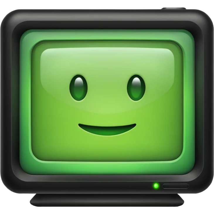 green monitor emoji