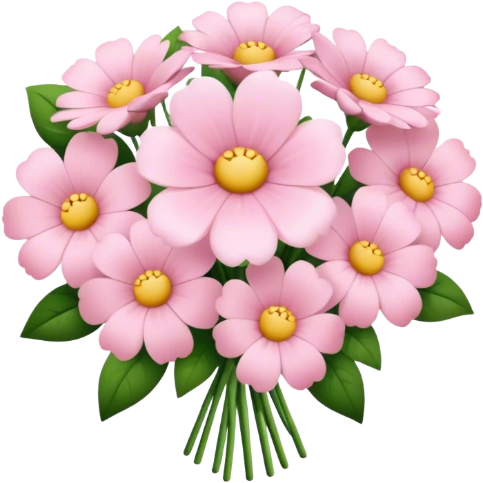 pale pink flower bouquet  emoji