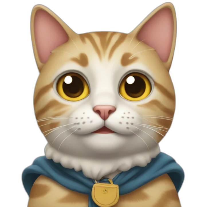 Cat going to university emoji