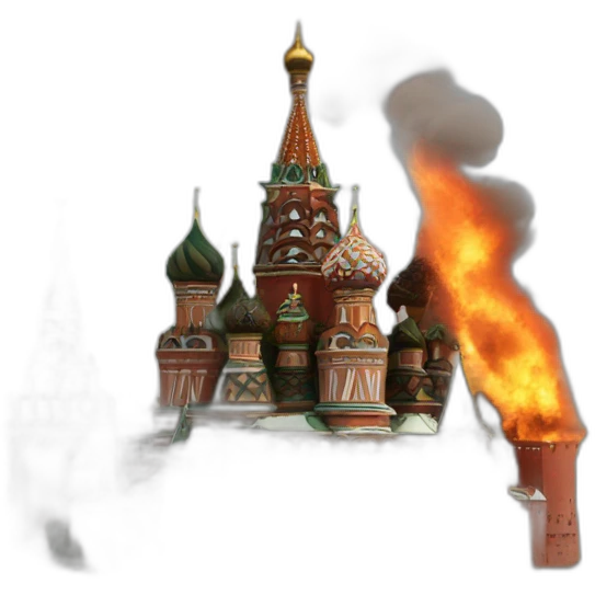 kremlin on fire emoji
