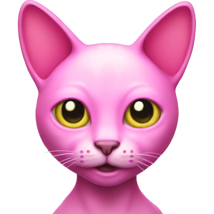 pink alien cat emoji