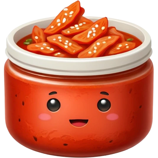 close-up baechu kimchi emoji