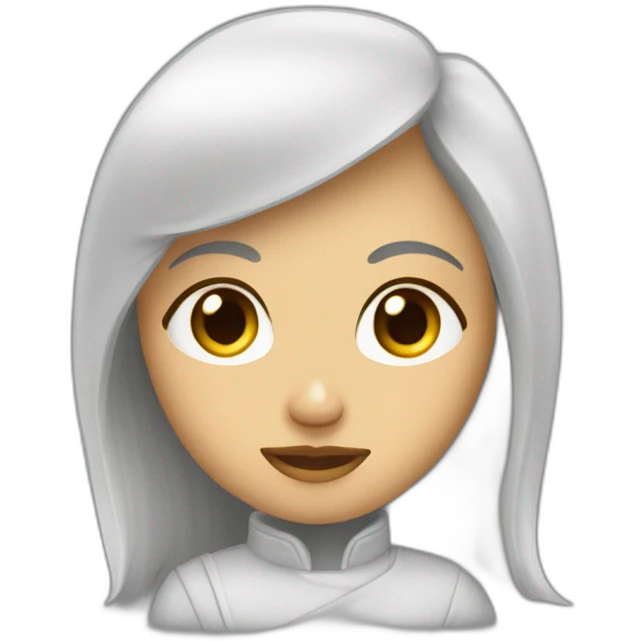 девушка со светлыми волосами в очках emoji