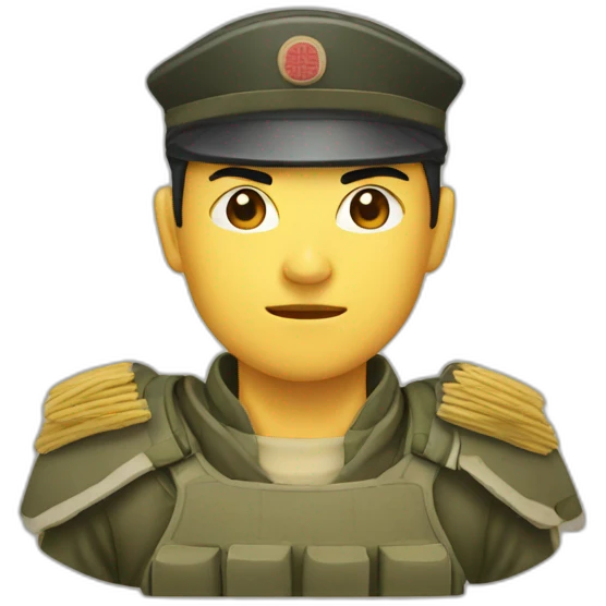 Japonais soldat emoji