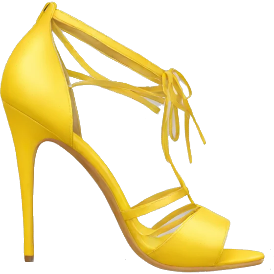 Yellow heels emoji
