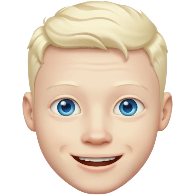 A albino kid named Justin emoji