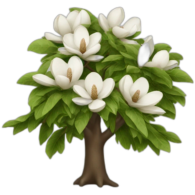 magnolia tree emoji