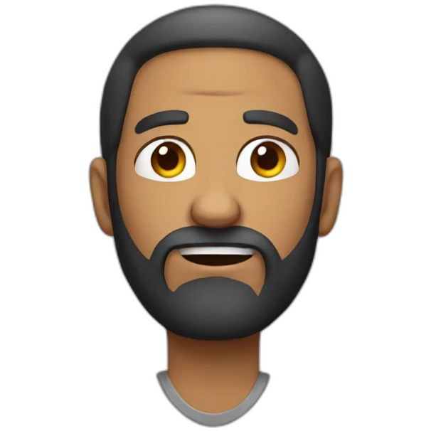 guy with beard feared emoji