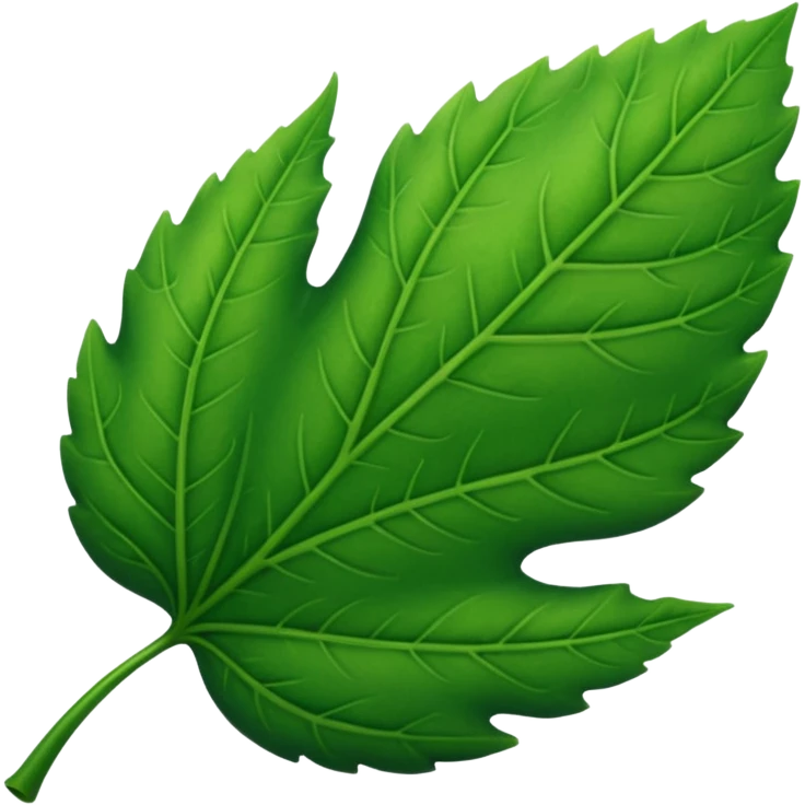 a leaf emoji