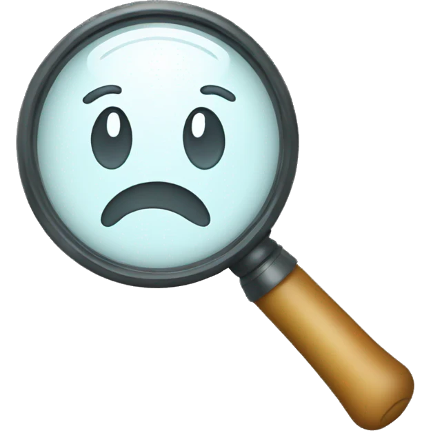 magnifying glass emoji