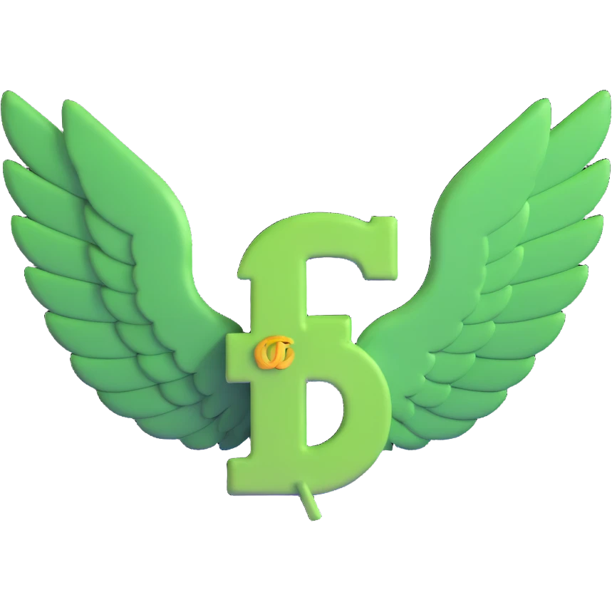 dollar sign with wings emoji