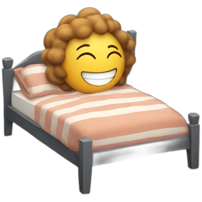 Happy-bed emoji