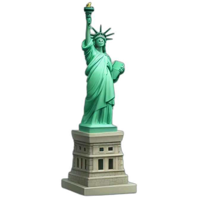 bored statue of liberty emoji
