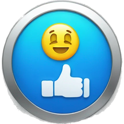 blue verified badge with tick for youtub emoji