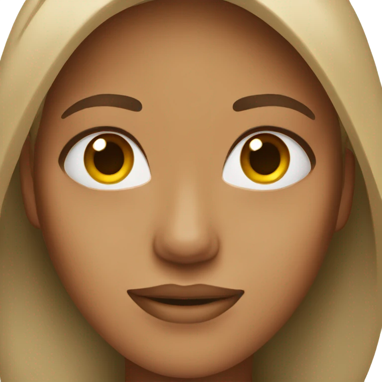 women with light brown and brown eyes emoji