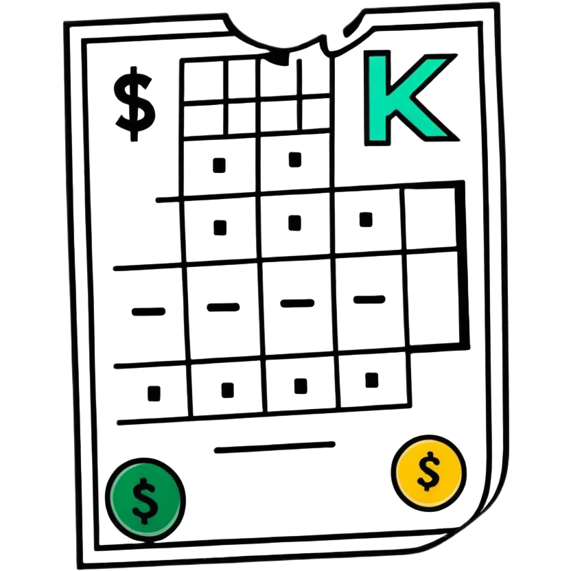 lottery scratcher ticket with a plus sign emoji