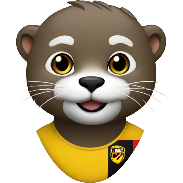 Otter with sc Bern trikot emoji