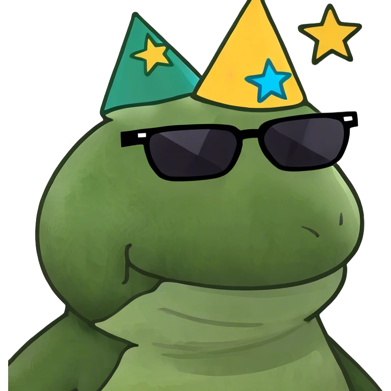 green smiley emoji with stars instead of eyes emoji