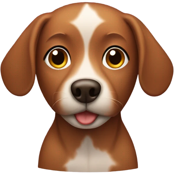 Bathing small brown dog emoji