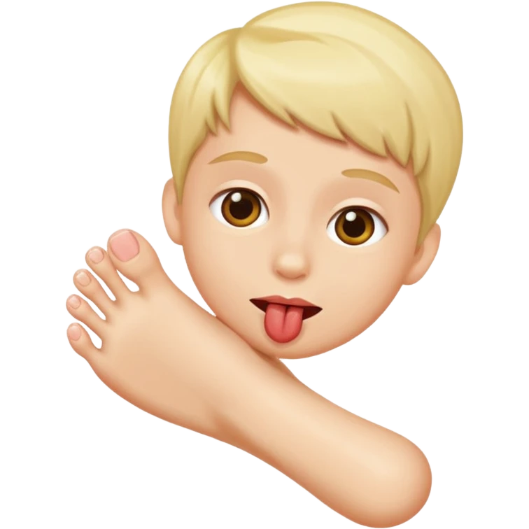Toe suck emoji