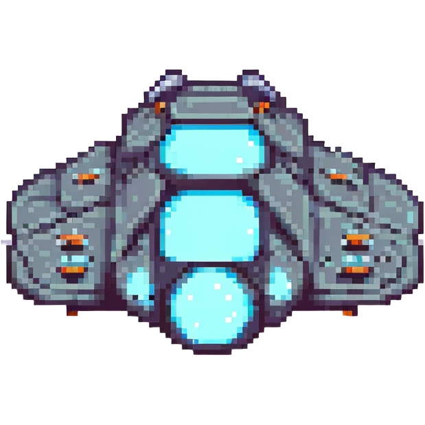 futuristic spaceship emoji