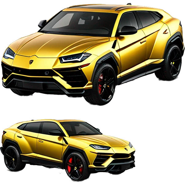 Lamborghini Urus gold emoji