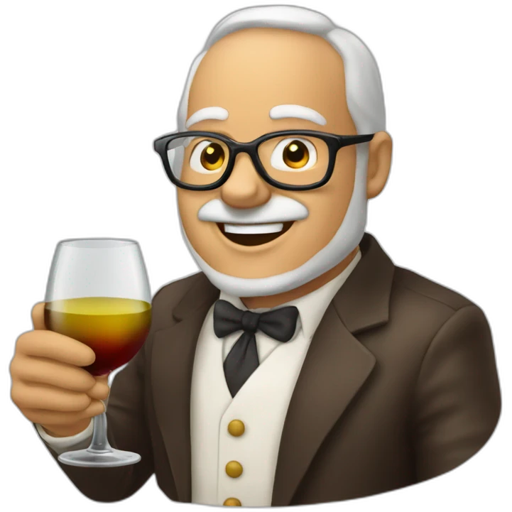 papa verre de vin emoji