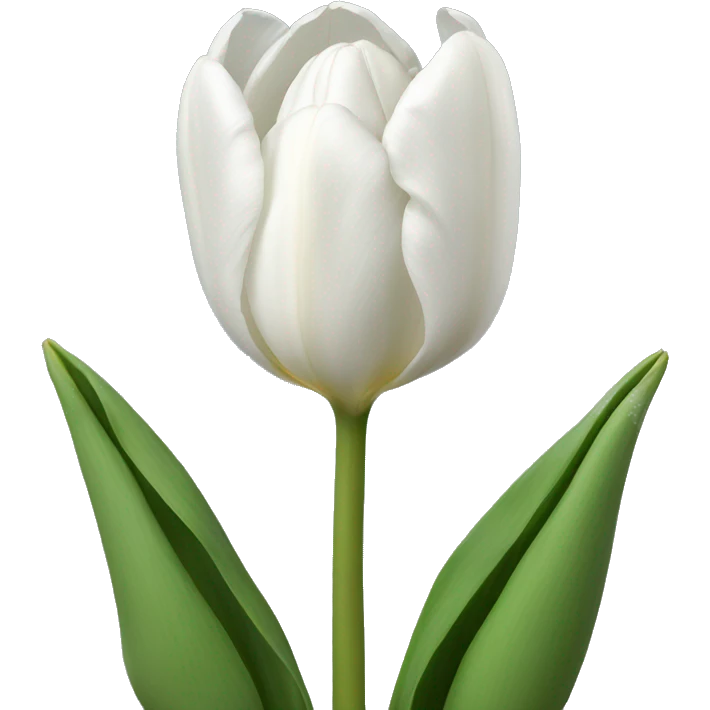 white tulips  emoji