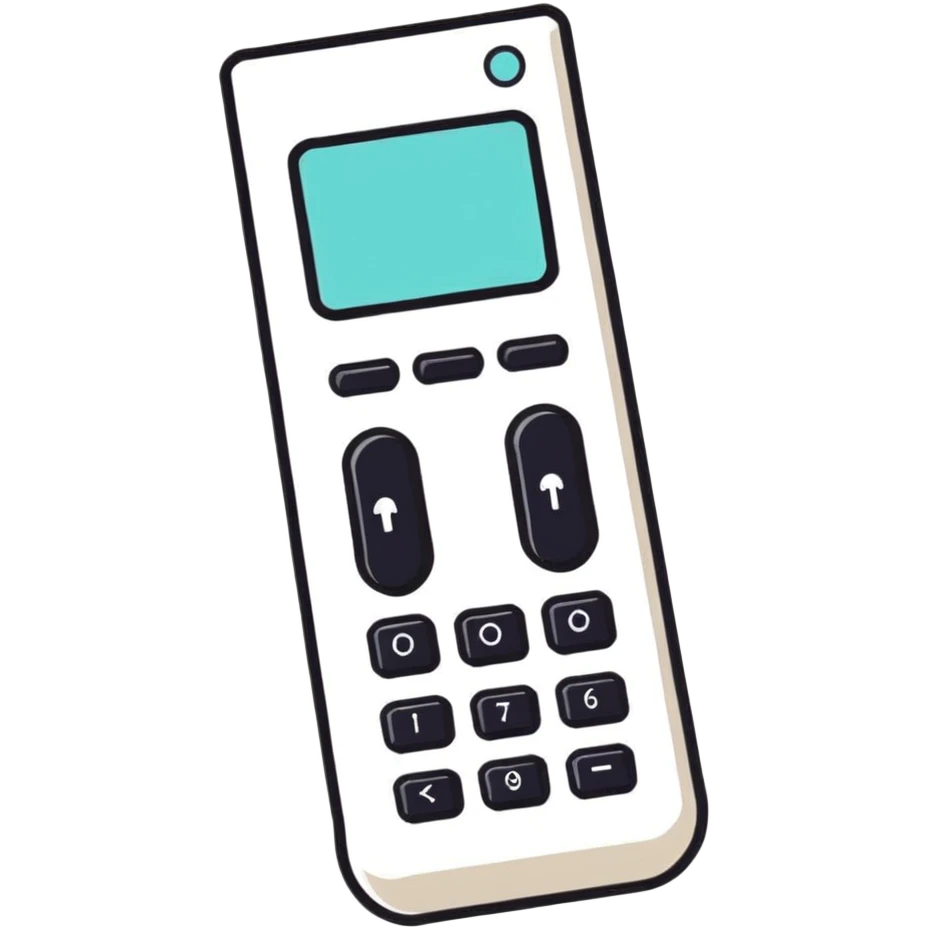Sony TV remote control emoji