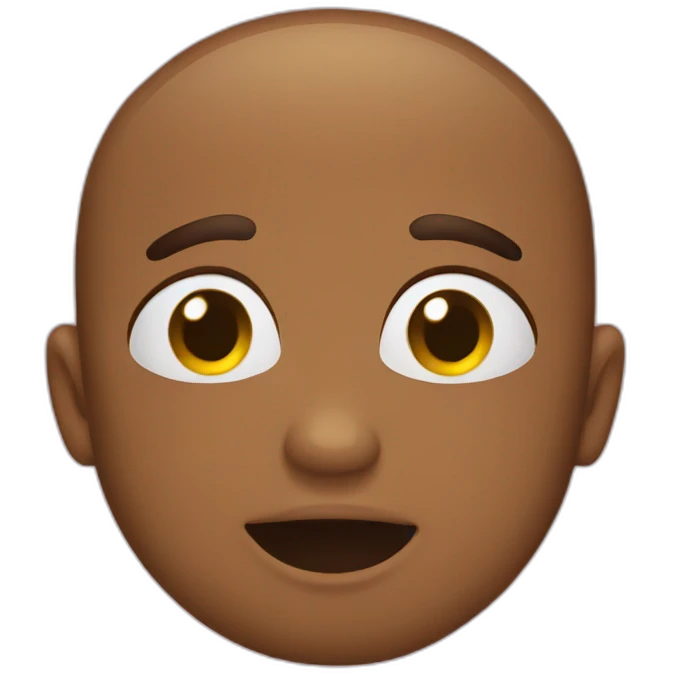 Brown puddle kiss emoji