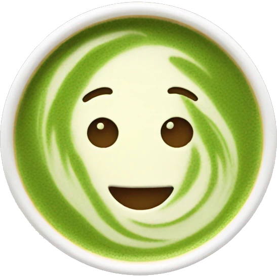 Eis matcha latte emoji